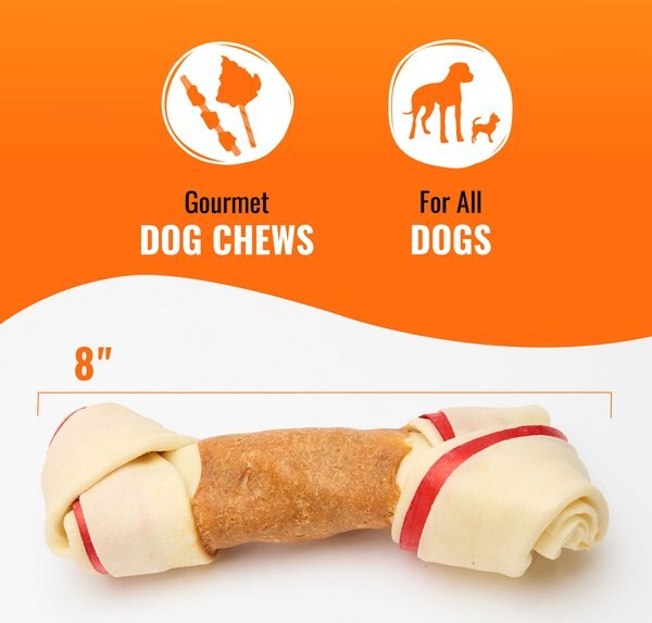 Good 'n' Fun Rolls 8-in Dog Treat Chew