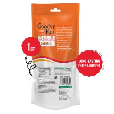 Show full view: Good 'n' Fun Triple Flavor 8-in Pork, Beef & Chicken Dog Treat Chew Bones, 1 count slide 3 of 7