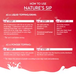 Pawfect Nature's Sip Camel's Milk with Apple, Coconut, Beetroot & Mint Powder Digestive Supplement for Dogs, 10-oz jar slide 2 of 8