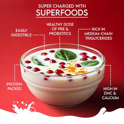 Show full view: Pawfect Nature Sip Goat Milk Powder with Pomegranate, Cranberry, Spinach & Turmeric Grain-Free Dog Food Topper & Liquid Treat, 4.23-oz jar slide 4 of 10