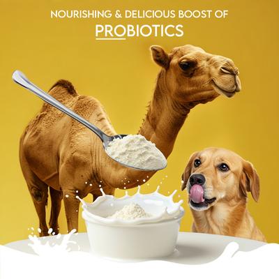 Show full view: Pawfect Nature's Sip Camel Milk Powder Grain-Free Dog Food Topper & Liquid Treat, 5.29-oz jar slide 3 of 9