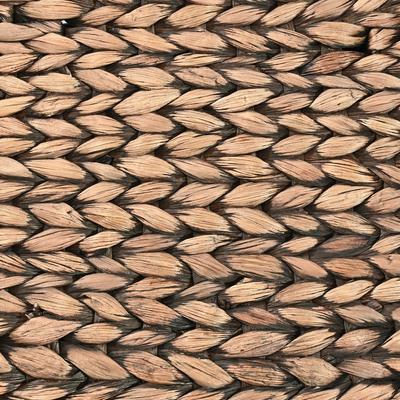 Show full view: happimess Nellie Farmhouse Classic Handwoven Hyacinth Storage Boat Baskets with Handles, Brown, 3 count slide 7 of 7