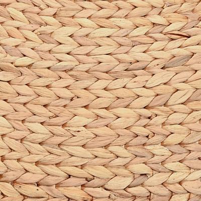 Show full view: happimess Nellie Farmhouse Classic Handwoven Hyacinth Storage Boat Baskets with Handles, Natural, 3 count slide 7 of 7