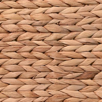 Show full view: happimess Bryce 12.6" Classic Farmhouse Handwoven Hyacinth Collapsible Storage Cube Baskets with Handles, Natural, 5 count slide 8 of 8