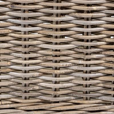 Show full view: happimess Yael Coastal Hand-Woven Rattan Storage Basket, Kubu Gray slide 5 of 10
