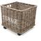 Show in main carousel: happimess Yael Coastal Hand-Woven Rattan Storage Basket, Kubu Gray slide 1 of 10