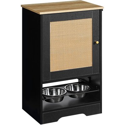 Yafylly Yafylly Feeding Station with Storage Cabinet Elevated Dog Bowl