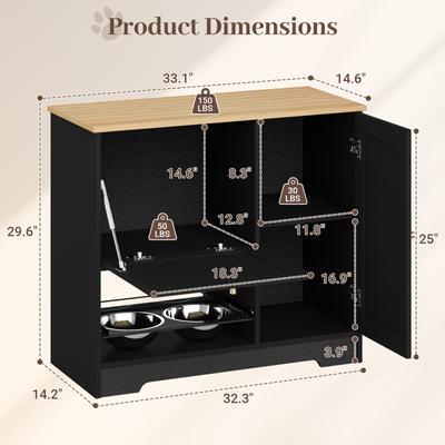Show full view: Yafylly Feeding Station Elevated Dog Bowl slide 4 of 10