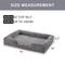 Show in main carousel: LFC PETS Waterproof Orthopedic Bolster Dog & Cat Sofa Bed with Removable Cover, Dark Grey, X-Large slide 2 of 9