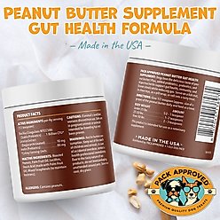 Pack Approved Peanut Butter Prebiotic Digestive Aid for Dogs, 8.46-oz slide 2 of 7