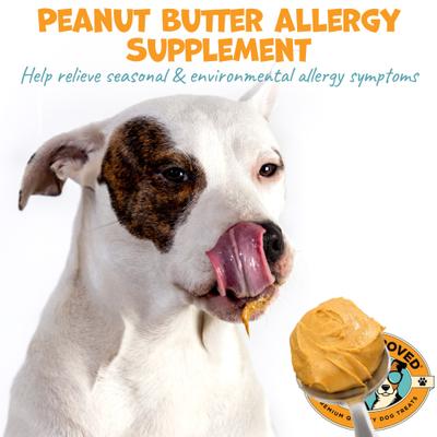 Show full view: Pack Approved Peanut Butter Allergy Supplement with Colostrum for Dogs, 8.46-oz slide 3 of 8