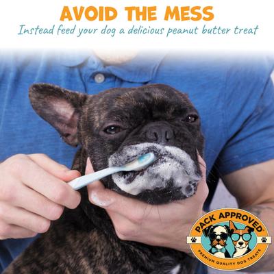 Show full view: Pack Approved Peanut Butter Dental Supplement for Dogs, 8.46-oz slide 4 of 8