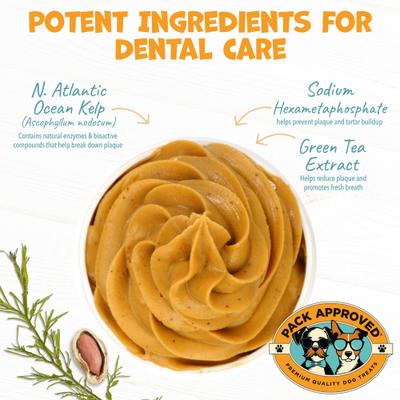 Show full view: Pack Approved Peanut Butter Dental Supplement for Dogs, 8.46-oz slide 5 of 8