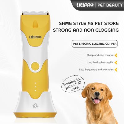 Show full view: LILIPRO PT303 Cordless Hair Grooming Clipper Kit for Dogs & Cats, Yellow slide 2 of 8
