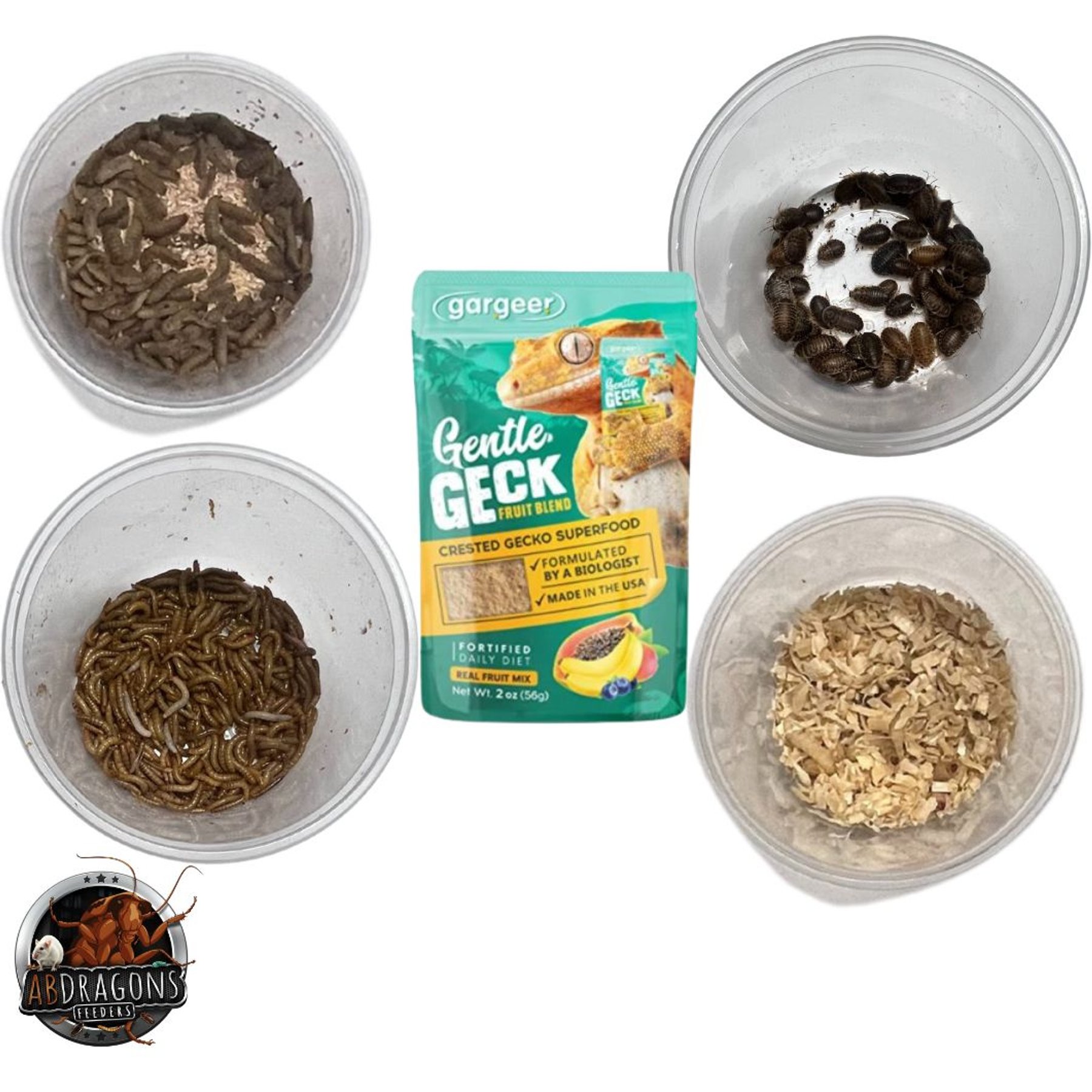 ABDragons 2 Week Crested Gecko Meal Plan, Adult