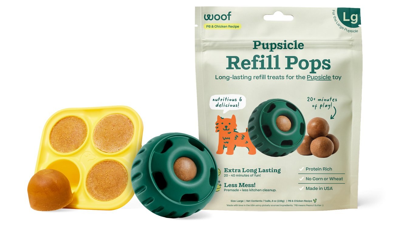 Woof Party Pupsicle Treat Dispensing Dog Toy