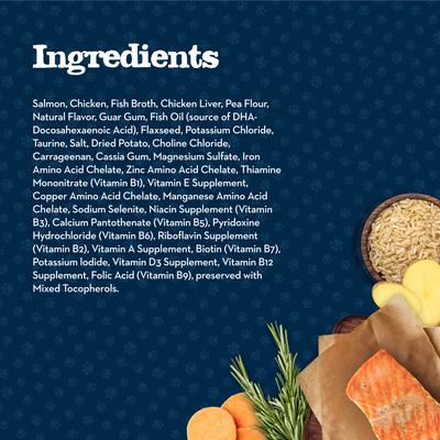 Show full view: Blue Buffalo Baby Blue Healthy Growth Formula Grain-Free High Protein Salmon Recipe Kitten Wet Food, 3-oz cans, case of 24 slide 6 of 10