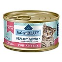 Blue Buffalo Baby Blue Healthy Growth Formula Grain-Free High Protein Salmon Recipe Kitten Wet Food, 3-oz cans, case of 24