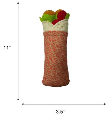 Show full view: Spot Kentucky Fried Chicken Plush Chicken Wrap Dog Toy, 11-in slide 4 of 4