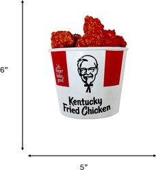 Spot Kentucky Fried Chicken Vinyl Chicken Bucket Dog Toy, 6-in slide 2 of 4