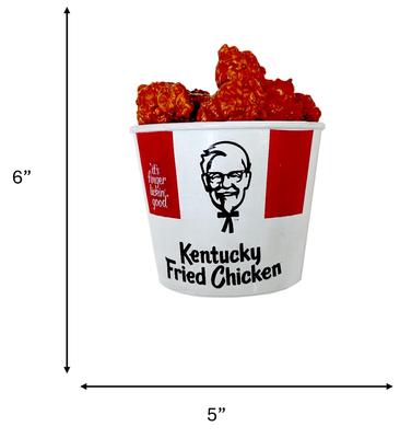 Show full view: Spot Kentucky Fried Chicken Vinyl Chicken Bucket Dog Toy, 6-in slide 4 of 4