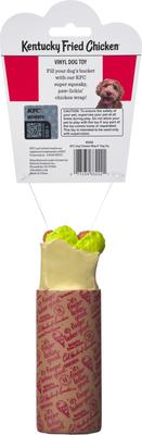Show full view: Spot Kentucky Fried Chicken Vinyl Chicken Wrap Dog Toy, 6-in slide 2 of 4