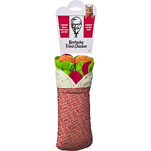 Spot Kentucky Fried Chicken Chicken Wrap Hug & Kick Cat Toy w/ Catnip
