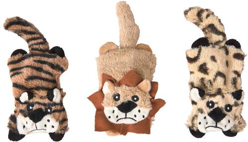 Show full view: Spot Ethical Products Spot Lil Spots Flat Cats Dog Toy, Character Varies, 1 count slide 2 of 5