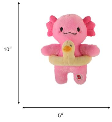 Show full view: Spot Ethical Products Spot Axolotl w/ Duck Tube Dog Toy, 10-in slide 4 of 4
