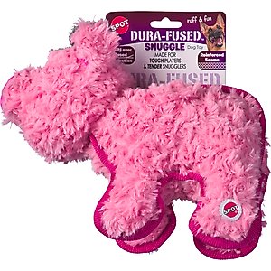 Spot Ethical Products Spot Dura-Fuse Snuggle Pig Dog Toy, 10-in