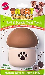 Spot Ethical Products Spot Treat Tumbler Mushroom Dog Toy, 5-in