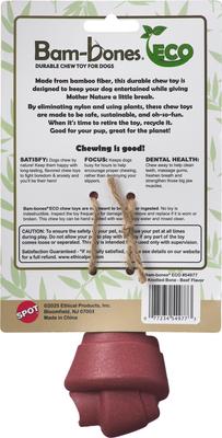 Show full view: Spot Ethical Products Spot Bambone Eco Knot Bone Beef Dog Toy, 7.5-in slide 2 of 4