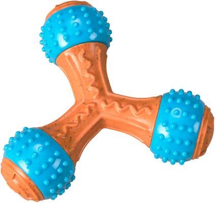 Show full view: Spot Ethical Products Spot Bambone+ Gigler Tripod Peant Butter Dog Toy, 6-in slide 4 of 6