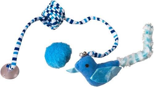 Show full view: Spot Ethical Products Spot Twisted Fun Dinosaur & Pom Pom Cat Toy slide 5 of 8