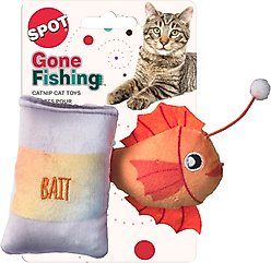 Spot Ethical Products Spot Gone Fishing Cat Toy, 2 count
