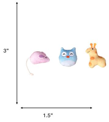 Show full view: Spot Ethical Products Spot Cuddly Cat Toy, 3 count slide 4 of 5