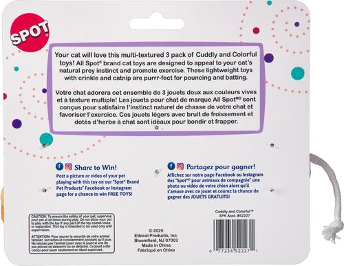 Show full view: Spot Ethical Products Spot Cuddly Cat Toy, 3 count slide 2 of 5