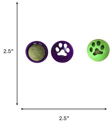 Show full view: Spot Ethical Products Spot Catnip Roller Ball Cat Toy, 2 count slide 4 of 4