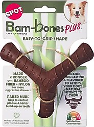 Spot Ethical Producsts Spot Bambone+Tripod Bison Dog Toy, 5-in