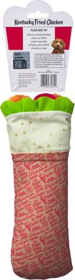 Show full view: Spot Kentucky Fried Chicken Plush Chicken Wrap Dog Toy, 11-in slide 2 of 4