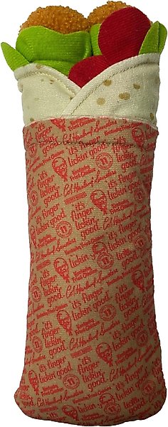 Show full view: Spot Kentucky Fried Chicken Chicken Wrap Hug & Kick Cat Toy w/ Catnip slide 3 of 4