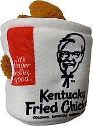 Spot Kentucky Fried Chicken Plush Soft Puzzle Bucket Dog Toy, 6-in slide 2 of 4