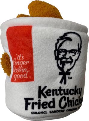 Show full view: Spot Kentucky Fried Chicken Plush Soft Puzzle Bucket Dog Toy, 6-in slide 4 of 5
