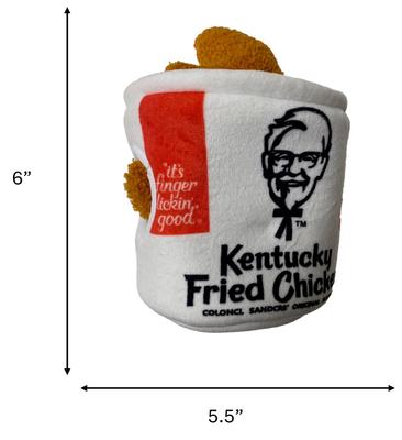 Show full view: Spot Kentucky Fried Chicken Plush Soft Puzzle Bucket Dog Toy, 6-in slide 5 of 5