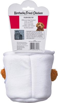 Show full view: Spot Kentucky Fried Chicken Plush Soft Puzzle Bucket Dog Toy, 6-in slide 3 of 5