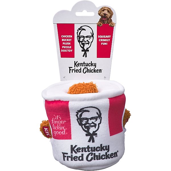 Spot Kentucky Fried Chicken Plush Soft Puzzle Bucket Dog Toy