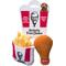 Show in main carousel: Spot Kentucky Fried Chicken Plush Fries & Drumette Dog Toy, 2 count slide 1 of 5