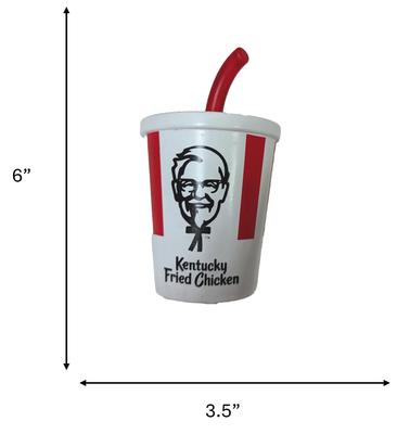 Show full view: Spot Kentucky Fried Chicken Vinyl Soda w/ Straw Dog Toy, 6-in slide 4 of 4