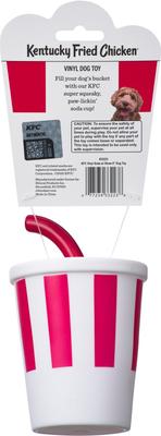 Show full view: Spot Kentucky Fried Chicken Vinyl Soda w/ Straw Dog Toy, 6-in slide 2 of 4