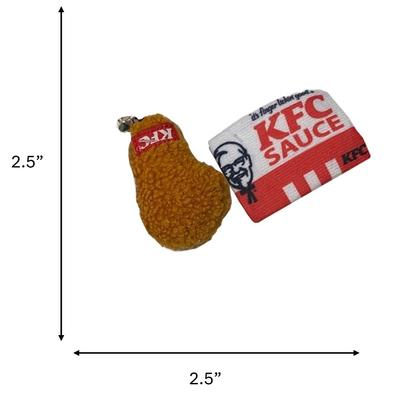 Show full view: Spot Kentucky Fried Chicken Sauce Count/Drumstick Cat Toy w/ Catnip slide 4 of 5
